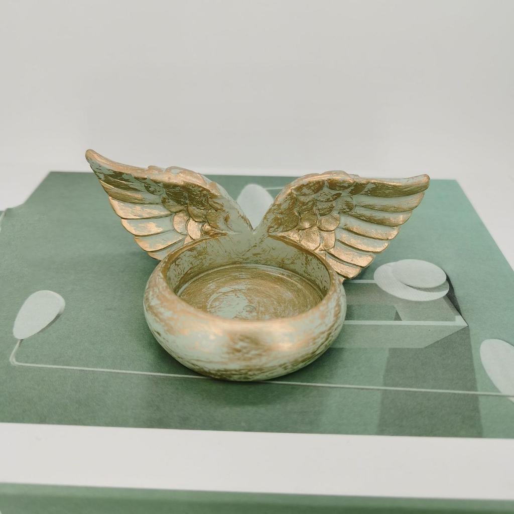 Wing Tea Light Holder Figurine Decoration Home Decor Gift Church Wedding