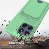 For Motorola Edge 60s 5G/Motorola Edge 60 Fusion 5G/Motorola Edge 60 5G Case Liquid Silicone Card Holder Back Phone Cover with Lanyard