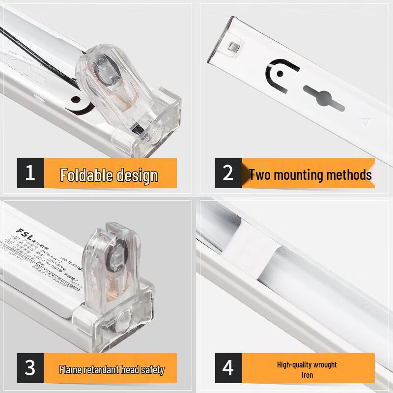 Foshan Lighting T8 LED Tube Light with Bracket