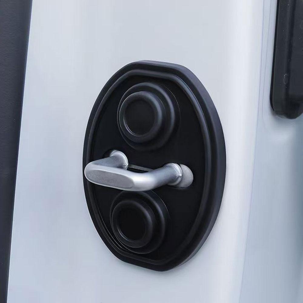 4Pcs Car Door Lock Pads Auto Door Buffer Shock Absorber Silicone Car Door Closing Buffer Cushion Protector Goods