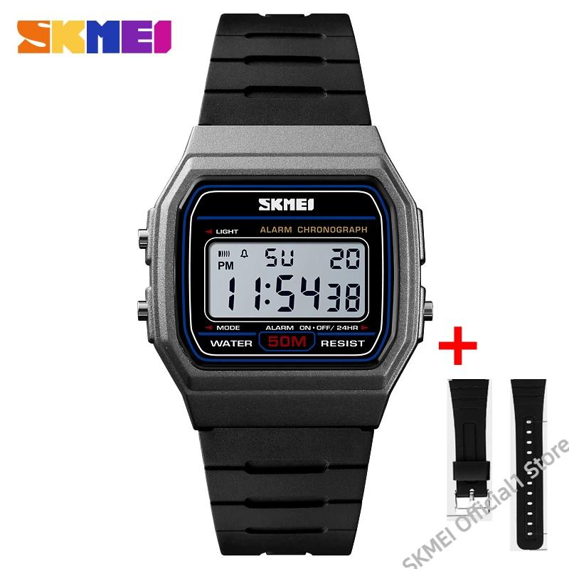 SKMEI 1412 Digitale Horloge voor Vrouwen Koppel Countdown Waterdicht Sport Datum Week Dames Polshorloges Meisjes Klok 1328 Relogio Feminino