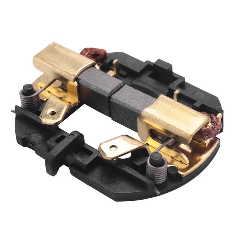 Portaspazzole Doppio in Metallo e Carbonio per Utensili Elettrici Sostituzione Compatibile con Dcd735 Dcd730c2