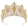 Royal Queen Pageant Crown Big Diadem Bride Tiara Crowns for Women Bridal Wedding Party Crown Hair Dress Jewelry Accessori