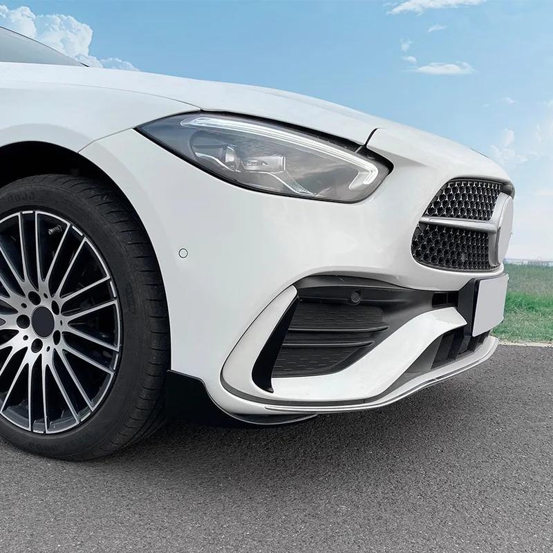 Front Bumper Lip Spoiler Splitters Diffuser For Mercedes-Benz C-Class W206  C200 C260 C43