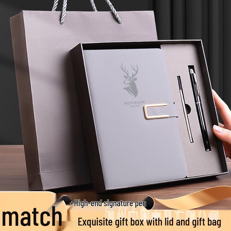 Personalized A5 Business Notebook with Logo - Thick Notebook for Office, Meetings, and Diary Use