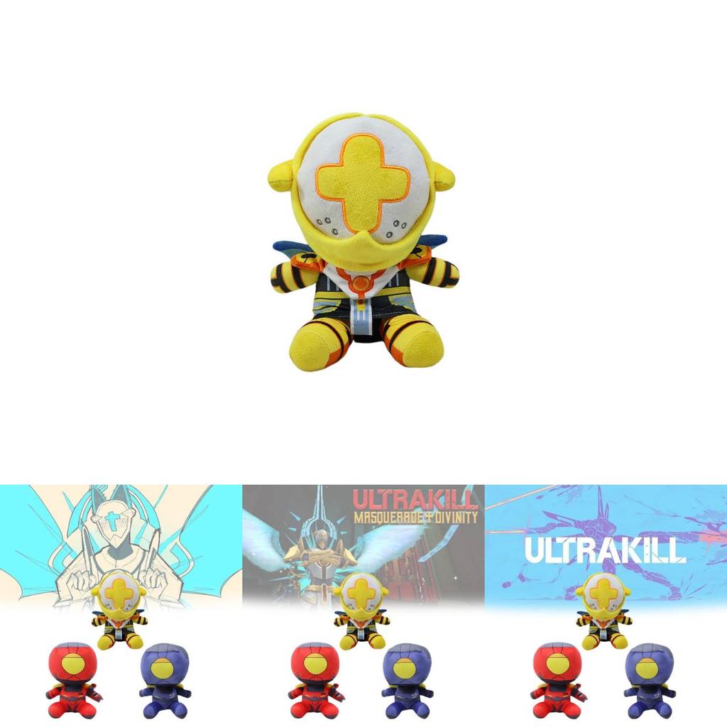 Adorable Ultrakill Game Plush Toy Cute Robot Figurine For Festivals And Gifts