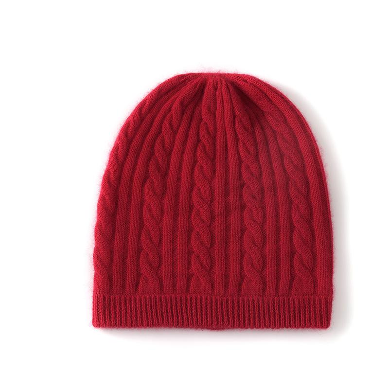 Soft Cashmere Hat Autumn and Winter New Style Unisex Casual Ear Protection Pile Hat Fashionable Knitted Hat