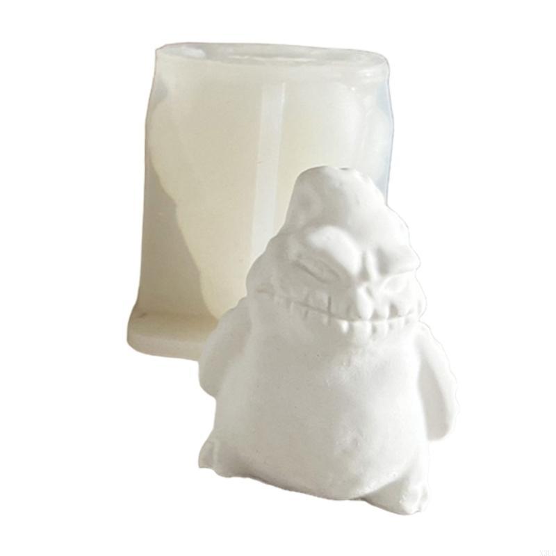 Handmade Rabbits Molds Cartoon Animal Silicone Molds Ornament Plaster Molds X3UC