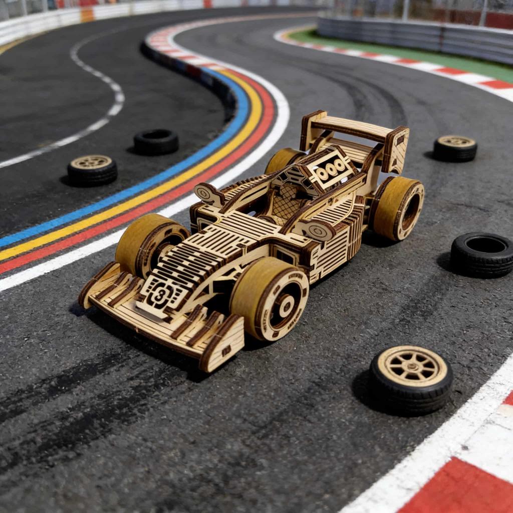3D Wooden Puzzle Car DO-IT-YOURSELF Wooden Miniature Perfect as a Birthday Halloween Easter Christmas or Latest Year s Present
