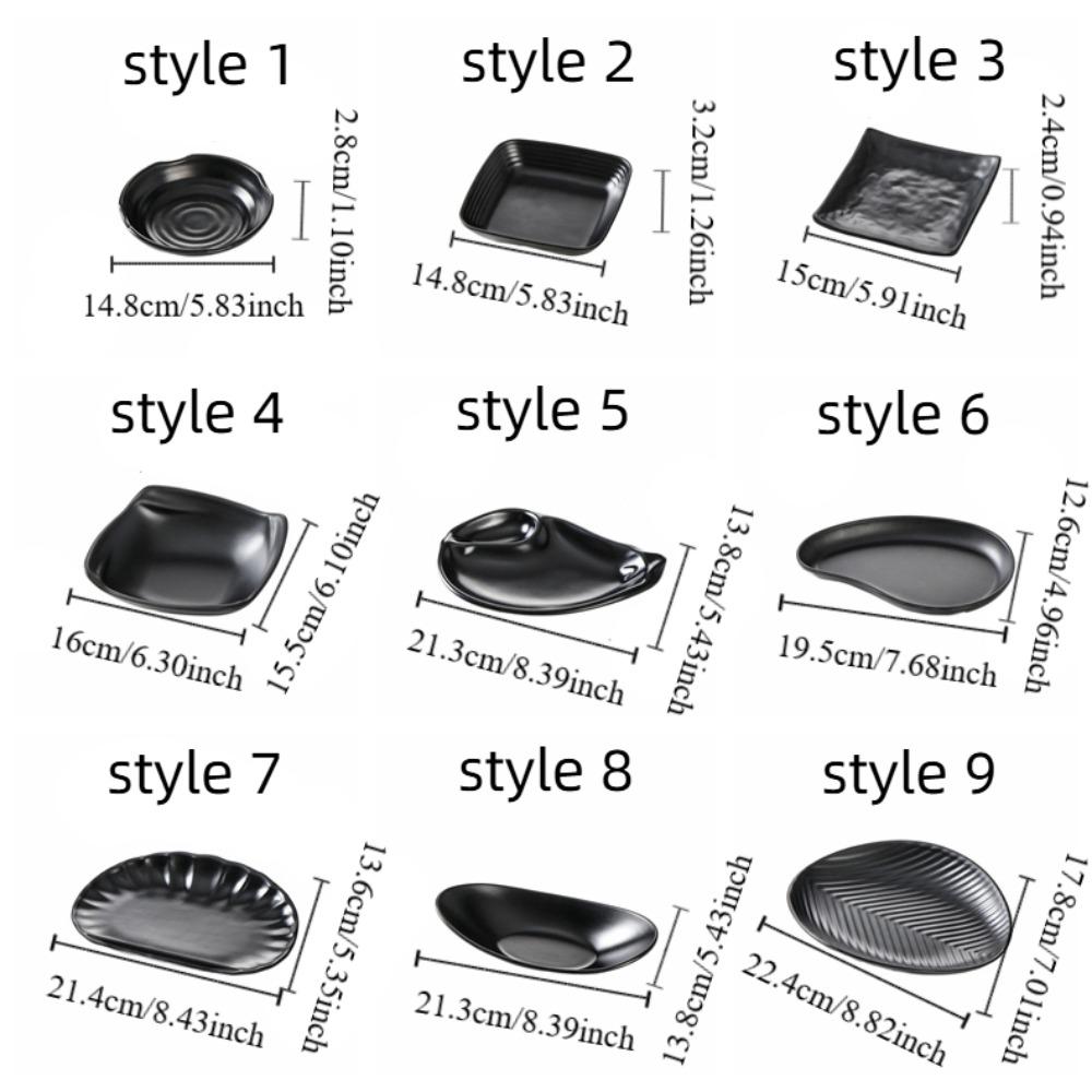 Exquisite Seasoning Dish Thickened Serving Tray Durable Soy Sauce Plate  Hotel