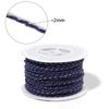 25M/Roll Colorful Cotton Thread  Rope Four-Strand Braided Twist Cord for Jewelry Making DIY Bracelet Decoration Lanyard Supplies