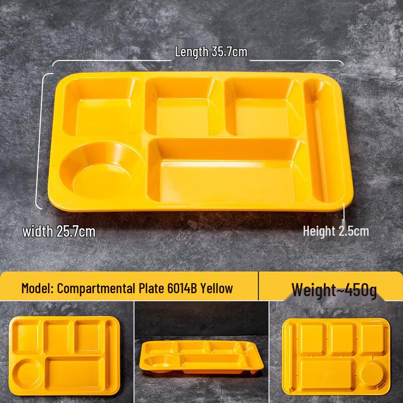 Commercial Melamine Divided Meal Tray