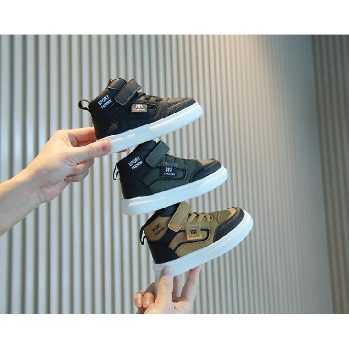 New Spring and Autumn Children's Sports Shoes, Boys' Casual Shoes, High-top Girls' Sneakers, Lightweight Soft-soled Baby Shoes