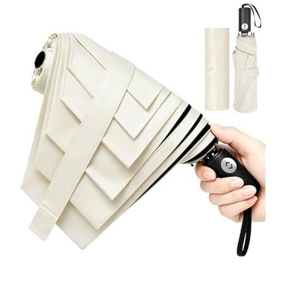 Umbrella (shape Memory 8 Ribs JIS Certified UV Cut Rate 100 Complete Blackout) Foldable Both Sun Rain One-touch Automatic Open Close Heat Insulation