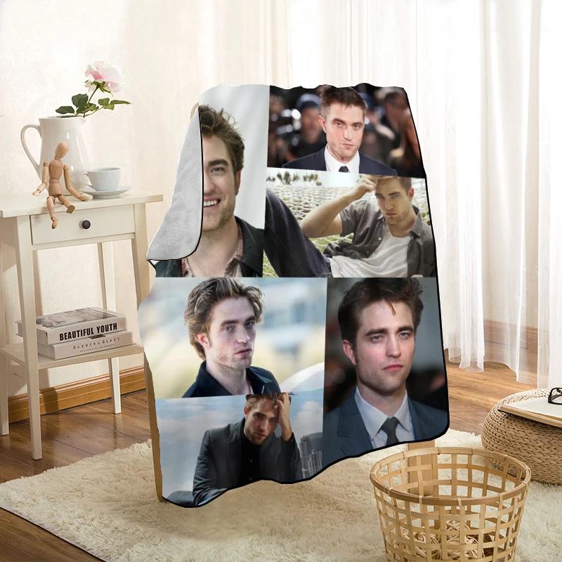 Neuer Artikel Robert Pattinson Decken Druck Weiche Decke Überwurf für Zuhause/Sofa/Bettwäsche Tragbare Reise Decke für Erwachsene 1208p
