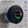 Loudspeaker Bluetooth Speaker Mini Shower Subwoofer Waterproof Handsfree with Suction Cup Mic for Bathroom Pool Beach Car Phone
