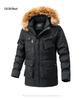Men's Autumn/Winter Thick Plus Size Pure Cotton Mid-Length Jacket