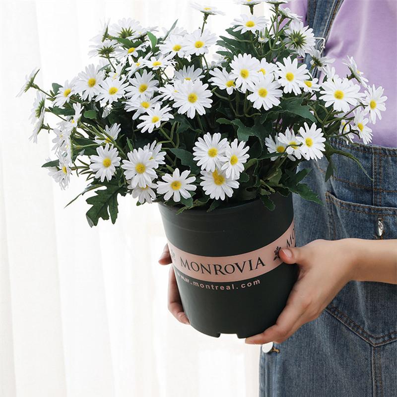 9 Head Korean Style Artificial Small Daisy Rural Home Decoration Outdoor Decoration Small Handle Bouquet Chrysanthemum