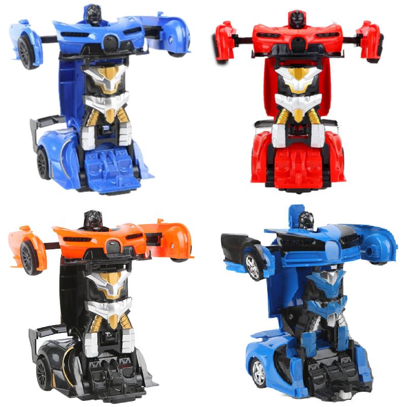 2 In 1 Rc Car Transformation Robots Children Boys Toys Outdoor Control Remote