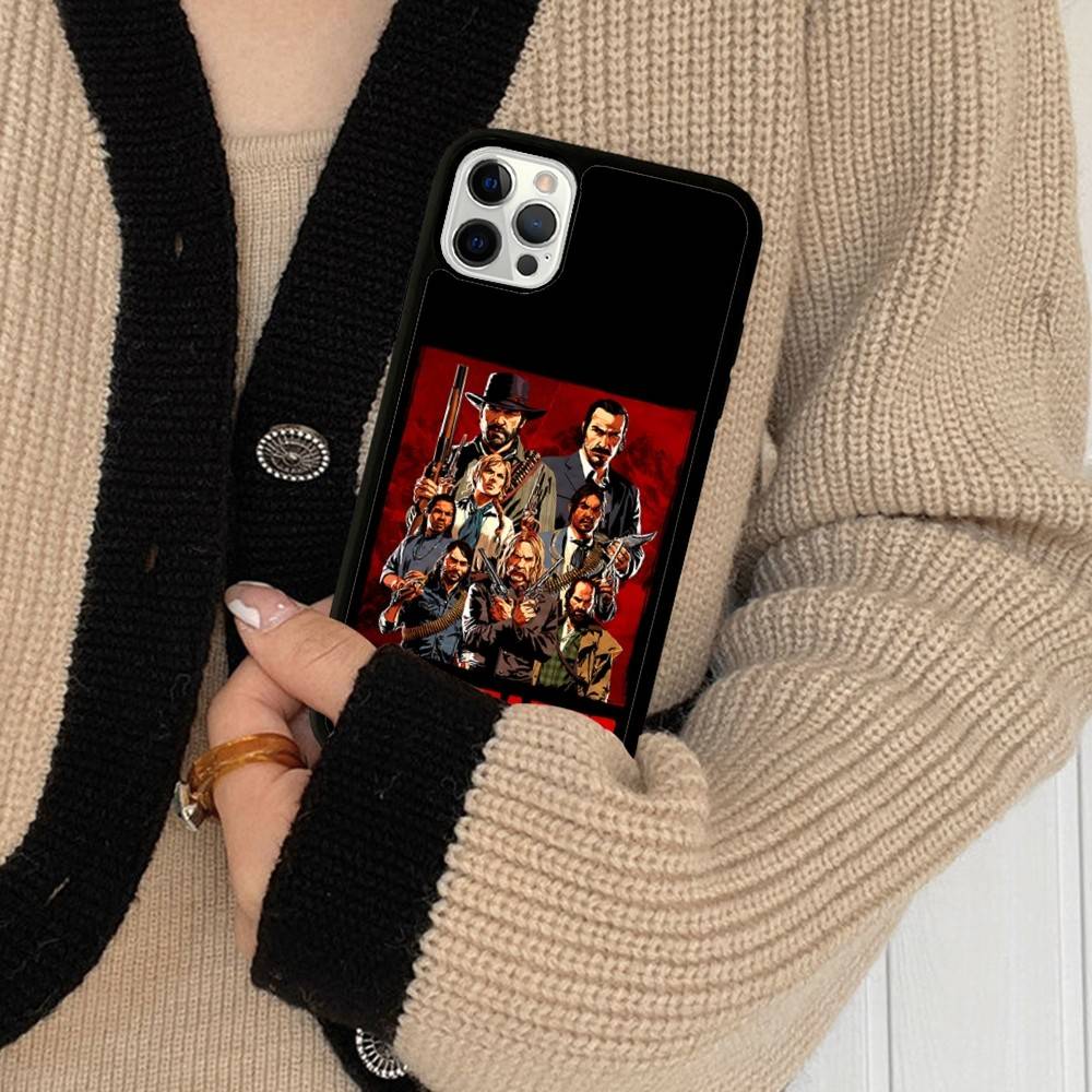 Game Red Dead R-Redemption Phone Case For IPhone 17 Pro 16 Plus 16 Pro Max 15 14 13 12 11 PC+TPU Back Cover