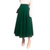 Elegant A-Line Pleated High Waist Mesh Skirt - Autumn Collection for Women