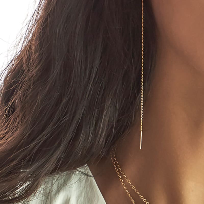 FITZGERALD LOVE Kulech Gold Drop Earrings
