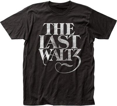 T-shirt The Last Waltz Homme Rock N Roll Musique Groupe Tee Noir