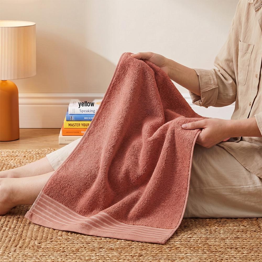 Custom Bamboo Jacquard Bath & Face Towels - Soft, Absorbent, Plain Color