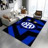 Blaues Inter Mailand Logo Design Gemustertes Teppich ein rutschfester Teppich geeignet für alle Jahreszeiten und jede Umgebung, Geschenk