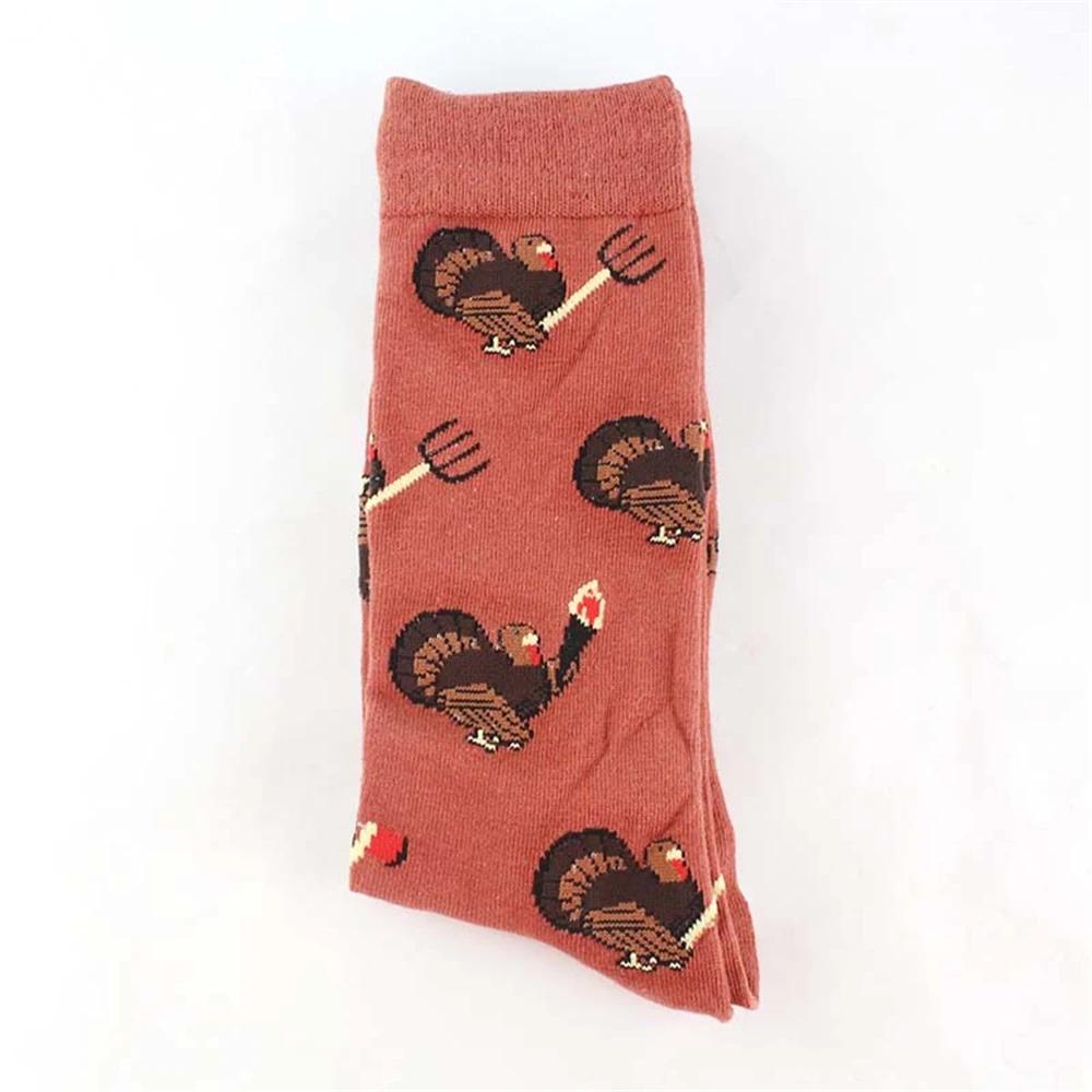 New Unisex Funny Dinosaur Shark Cat Dog Deer Skull Frog Fish Owl Cock Ocean Waves Pug Monkey Astronaut Men Women Socks Dropship