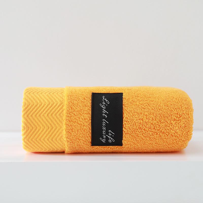Grade A Pure Cotton Towels - Soft, Thick, and Absorbent Face Towels in Plain Colors