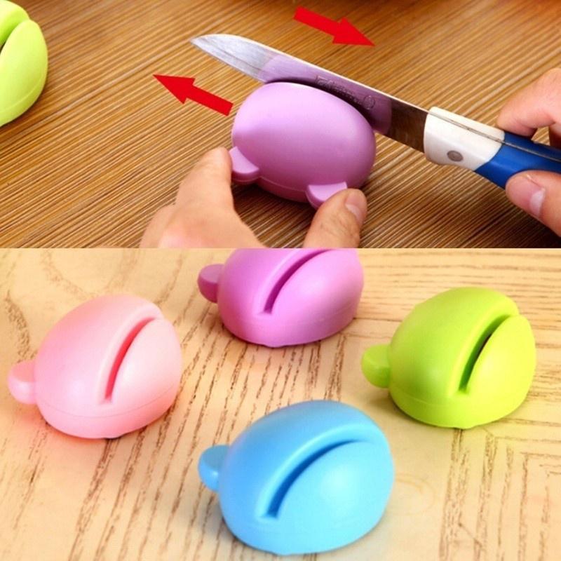 Cartoon Mini Portable Knife Sharpener Whetstone For Sharpening Kitchen Household Tools
