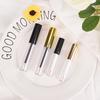 2Colors  Eyelash Bottle Eyeliner Container Make Up Tube 2Sizes Gold Black Empty Liquid Eye Liner Tube Eye Lash Vial