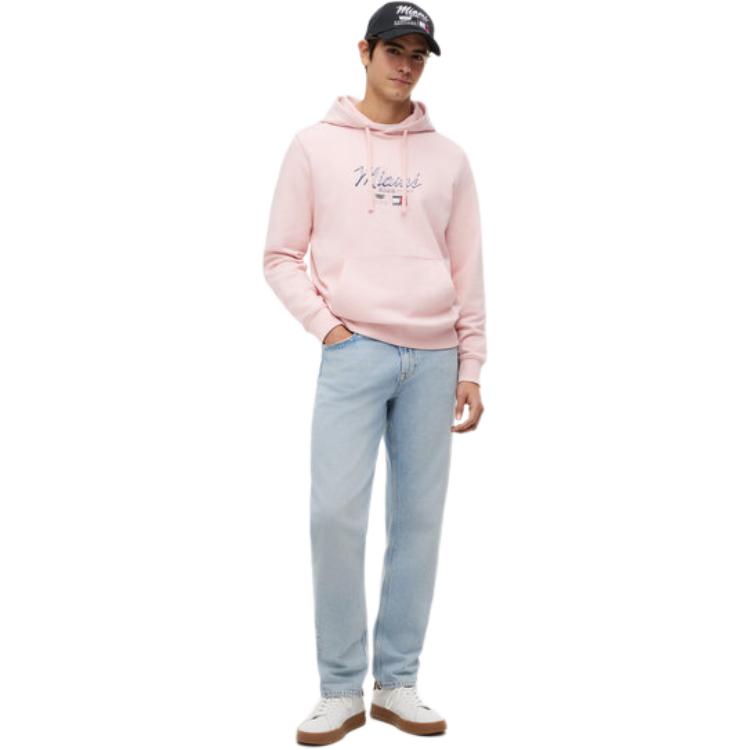 Tommy Hilfiger Hooded Pocket Pullover Long Sleeve Sweatshirt Unisex sweatshirt MN0MN00065-TIO
