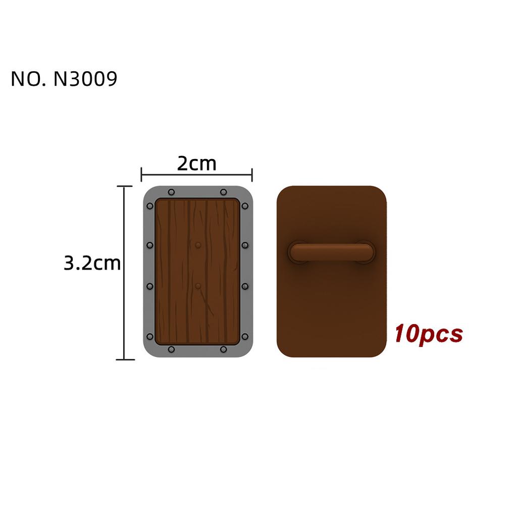 MOC Medieval Knights Armor Vest Shields Building Blocks Lion Soldiers Accessories Bricks Toys Compatible Kids Gift