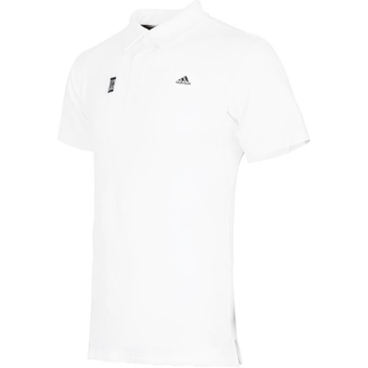 Adidas Lifestyle Casual Series Polo Short Sleeve T-Shirt Men Tops White DM5205
