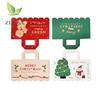 Christmas Creative Snack Packaging Bag Header Festive Bag Exquisite Cardboard