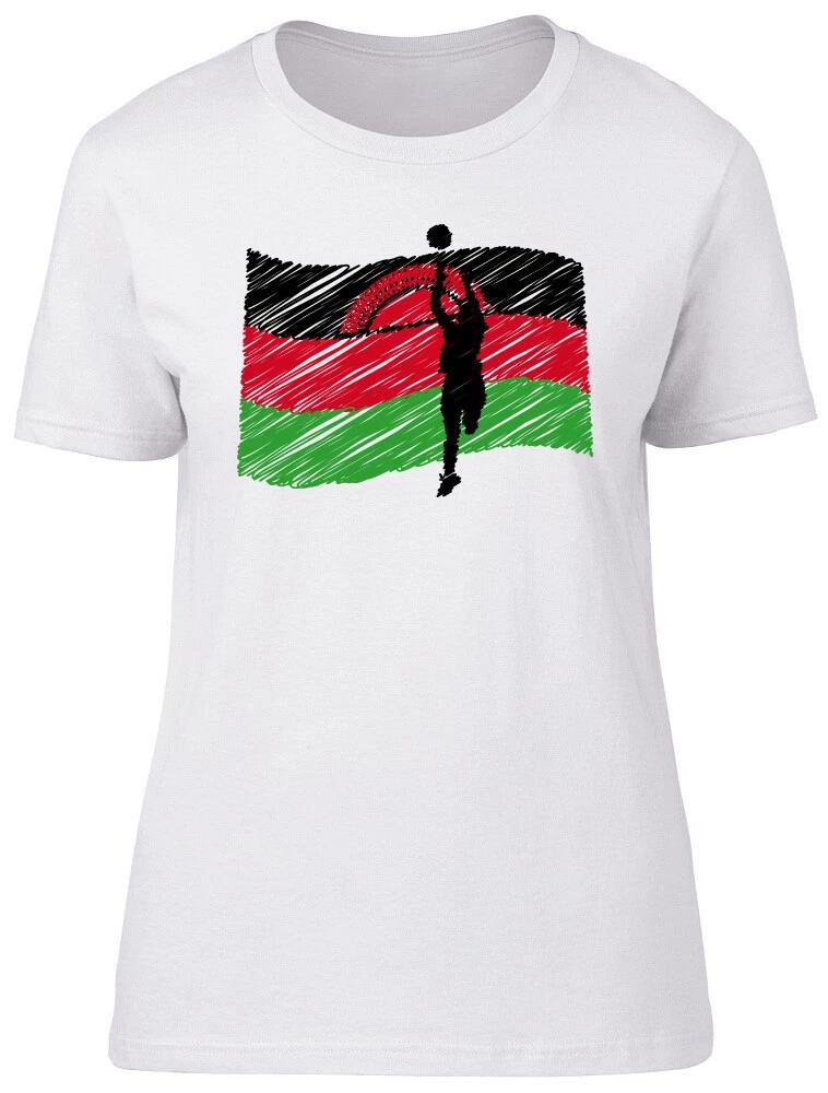 Malawi Netball Ladies Womens Fitted T-Shirt XS
