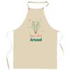 Kitchen Apron - Merry Christmas Arnaud Deer - Printed In France - Durable Cotton - Adjustable Ties