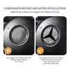 45/49mm Car Steering Wheel Emblem Crystal Diamond Sticker For Mercedes Benz A B C E Class GLA CLA GLC GLK GLE Series Accessories