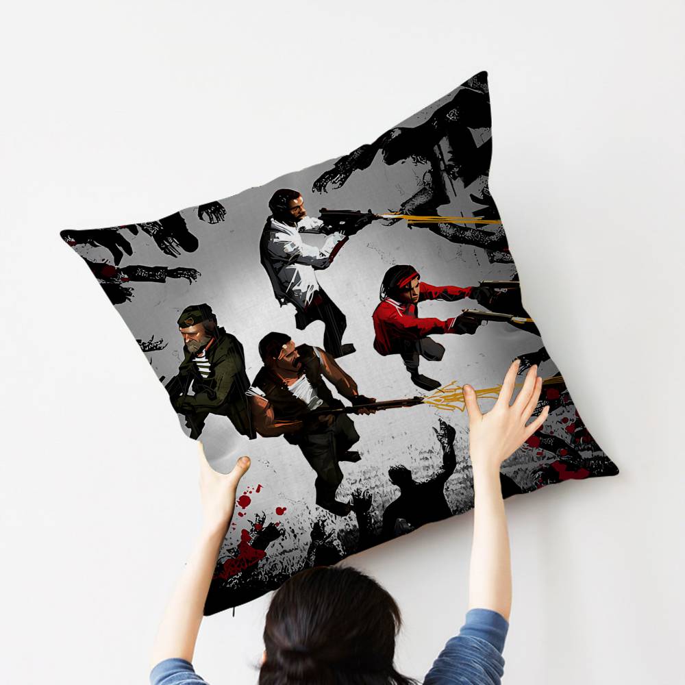Game Left 4 Dead Pillow Cover Sofa Cushion Cover Home Room Decoration Children Gift