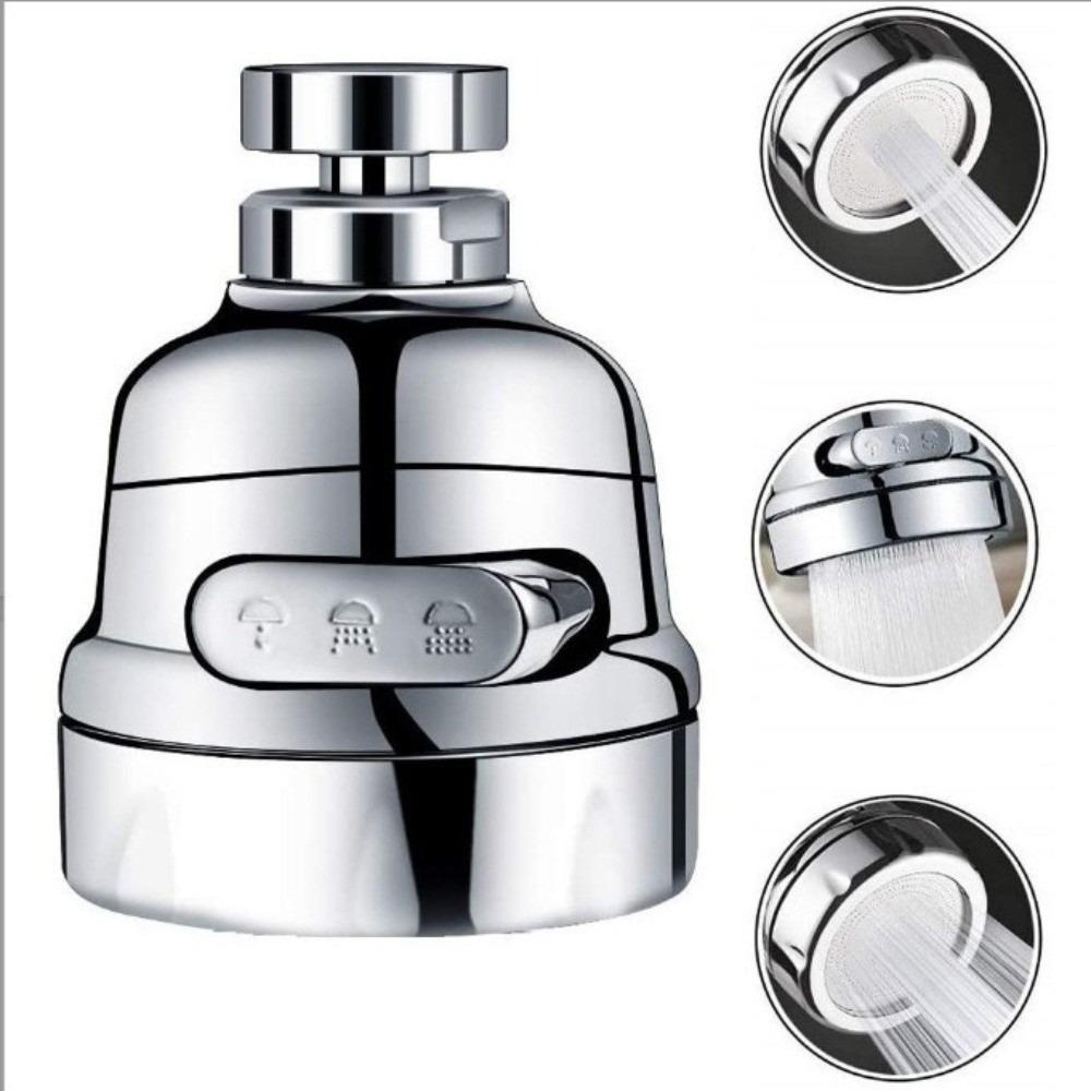 2/3 Modes Faucet Filter Adapter 360° Rotating Universal Spray Water Saving Tap Nozzle Anti Splash Water Faucet Bubbler