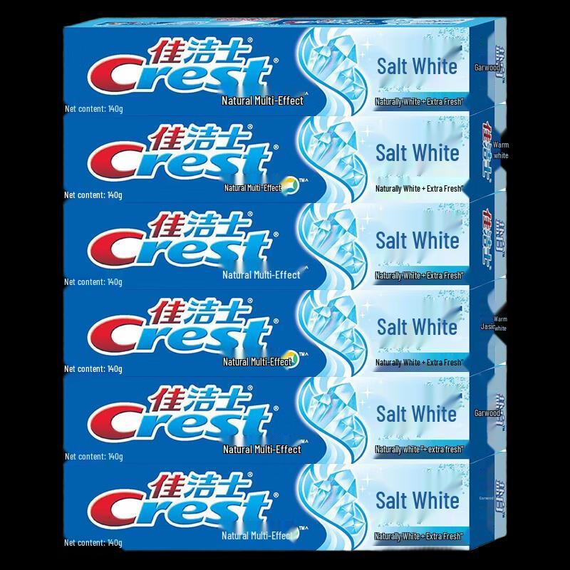 

Crest Salt White Cool Mint Toothpaste - Value Family Pack