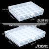 Bobbin Lock Core Storage Box with 25/36 Compartments - Clear Plastic Sewing Machine Spool Organizer.