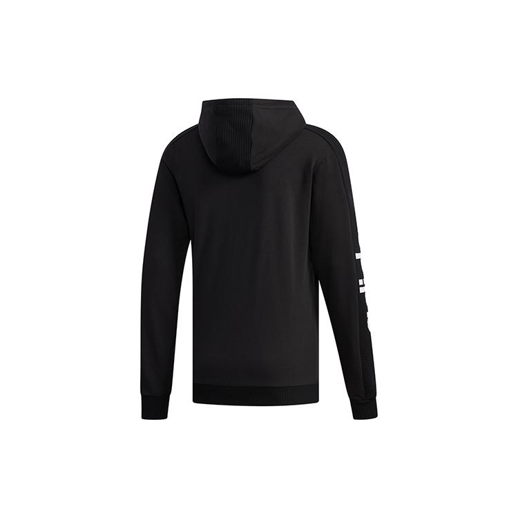 Adidas Neo Sweatshirts Men's Black Hooded Moderate Regular EI4758