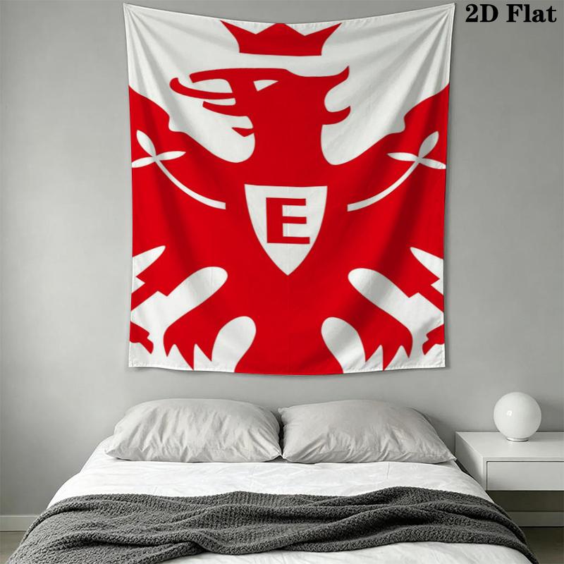 Eintracht Frankfurt Wall Tapestry Aesthetic Wall Hanging Printed Fabric Blanket Decorative Tapestries for Bedroom Living Room Home Decor
