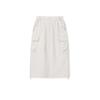 Original Round Pocket Cargo Skirt Fashion Retro Classic Trendy Versatile Comfortable Woven Casual Long Skirt Women Skirts Beige F51W629313FBG