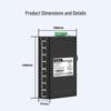 MoweStar Industrial 8-Port Gigabit Ethernet Switch (ES208G-8GT)