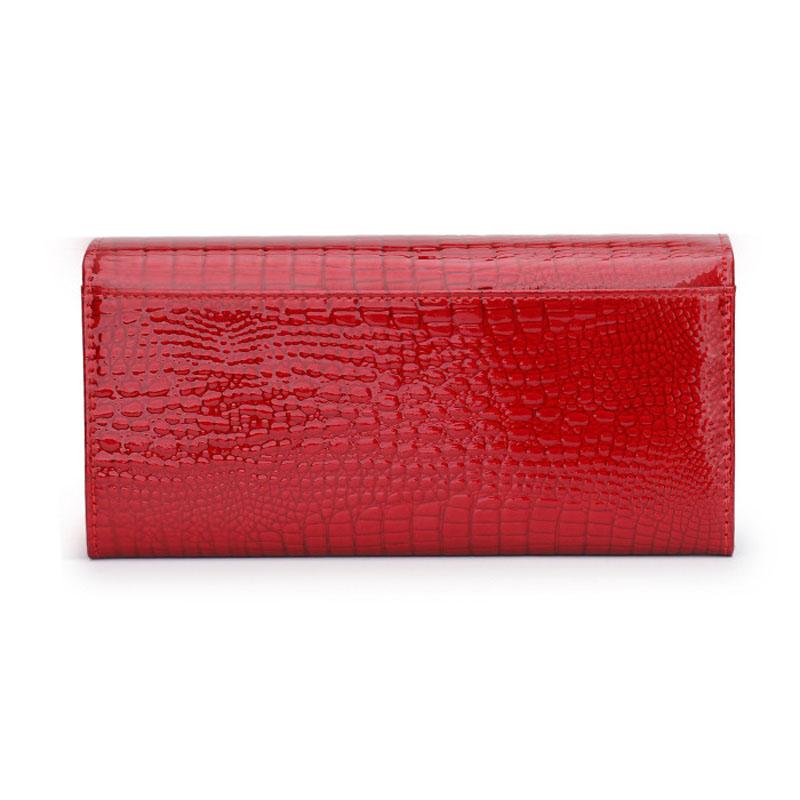 Alligator Pattern Women Genuine Leather Wallet Luxury Brand Cow Leather Female Purse Long Women's Leather Wallets