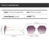 Brand Design Fashion New Polygonal Metal Sunglasses Retro Ladies Glasses Classic Trend Luxury Driving Travel Eyewear